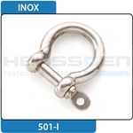 Manille Inox ronde courbée
